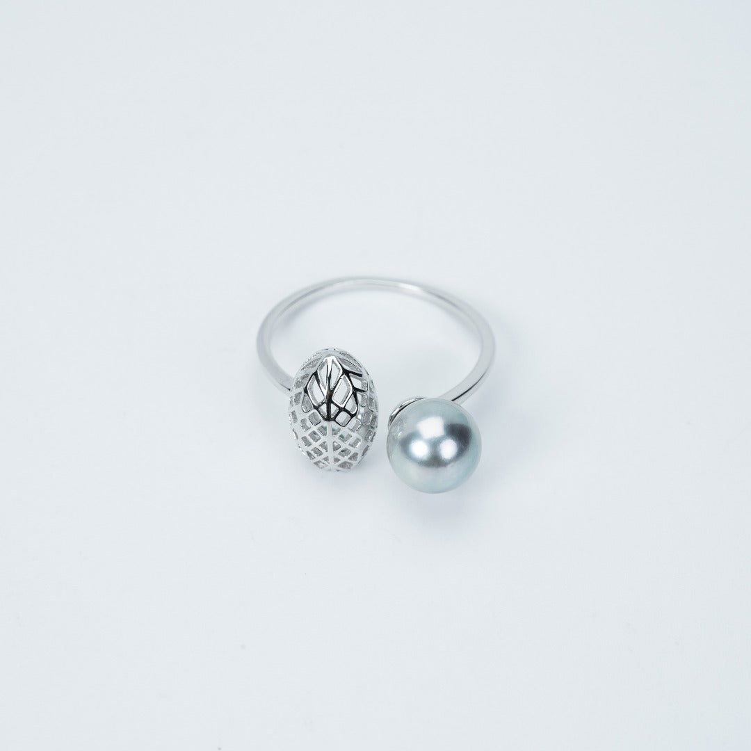 Sea pearl Akoya ring